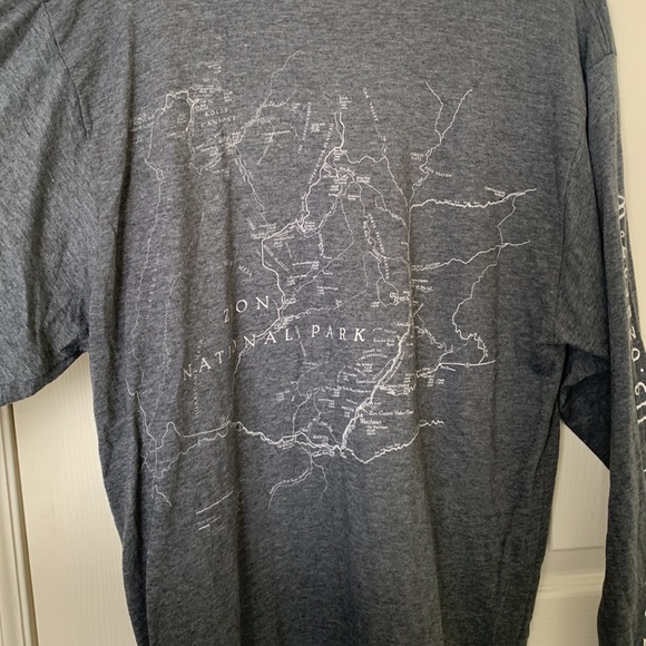 Zion National Park Long Sleeve T-Shirt for Men - Picture 2 of 3